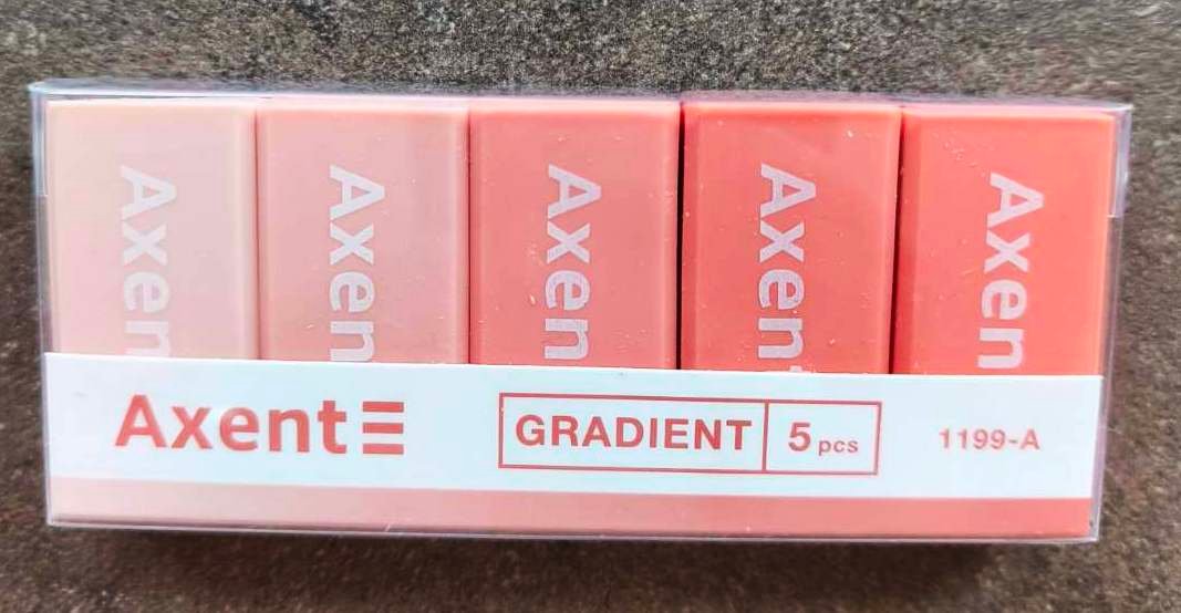 Набір гумок Gradient у пластиковому боксі 5 шт.