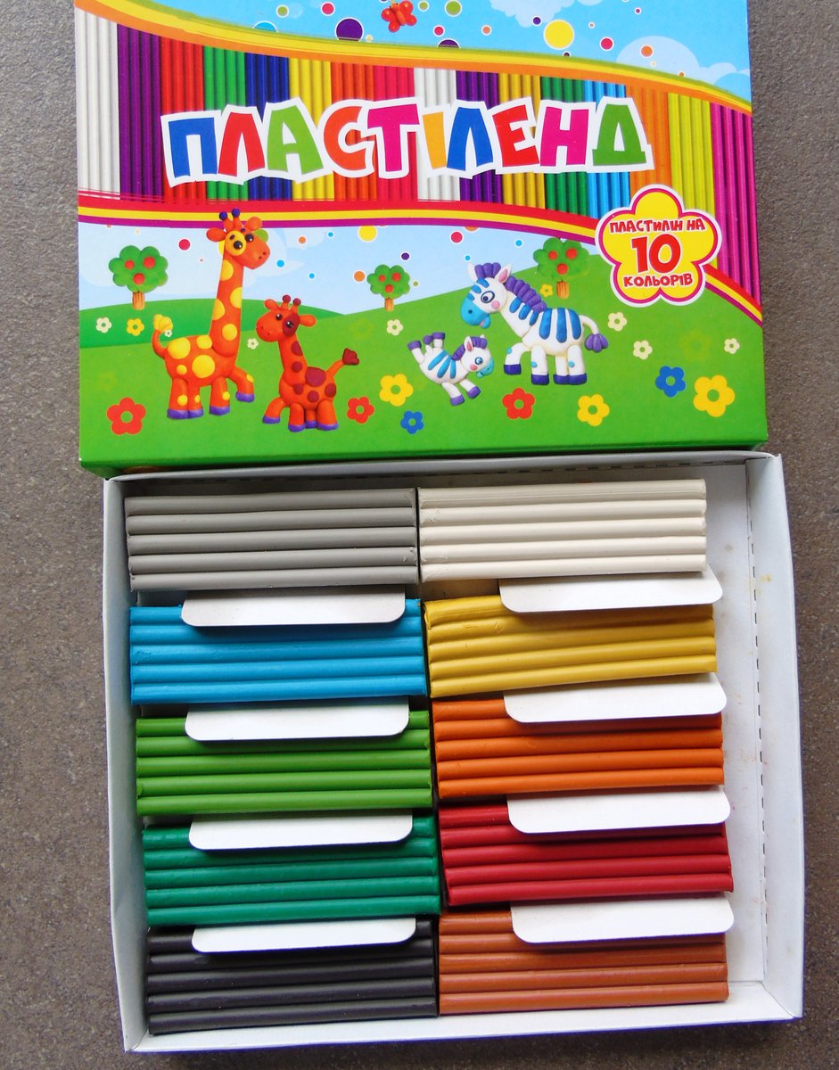 Пластилін 10 кол.