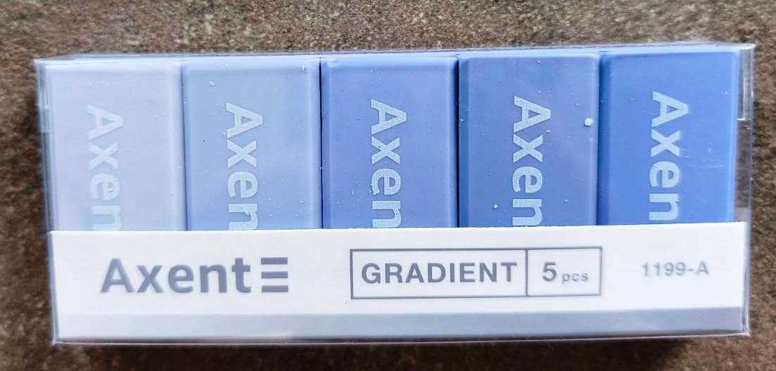 Набір гумок Gradient у пластиковому боксі 5 шт.