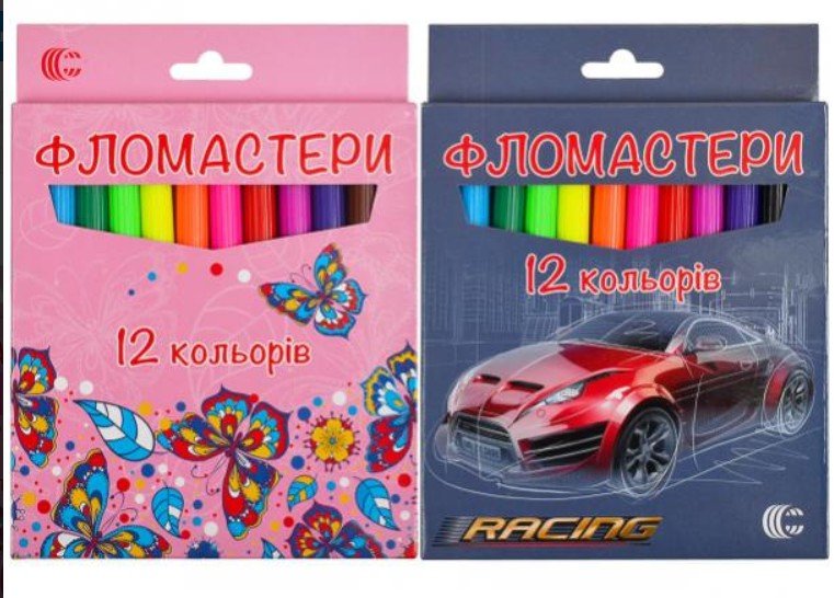 Набір фломастерів 12 кол.