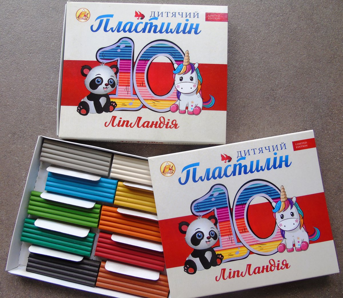 Пластилін 10 кол.